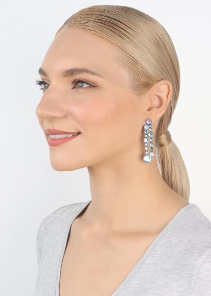 Light Blue - Water Cascade Glam - Konplott earrings